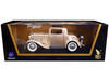 1932 Ford 3 Window Coupe Gold 1/18 Diecast Model Car Road Signature 92248