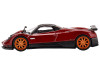 Pagani Zonda F Rosso Dubai Red Metallic Black Top Limited Edition 3000 pieces Worldwide 1/64 Diecast Model Car Mini GT MGT00382