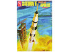 Skill 2 Model Kit Saturn V Rocket Apollo Spacecraft 1/200 Scale Model AMT AMT1174