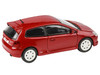 2001 Honda Civic Type R EP3 Milano Red 1/64 Diecast Model Car Paragon Models PA-55343