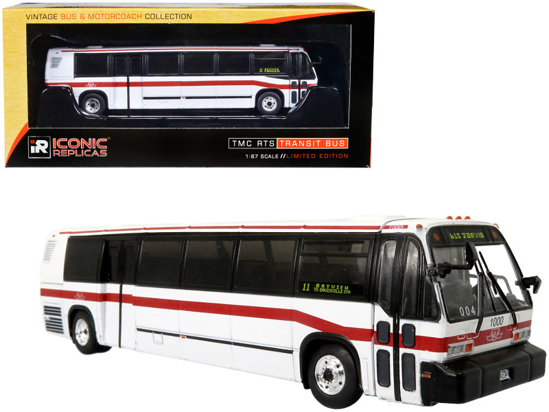 TMC RTS Transit Bus TTC Toronto 11 Bayview To Davisville STN Vintage Bus & Motorcoach Collection 1/87 Diecast Model Iconic Replicas 87-0399