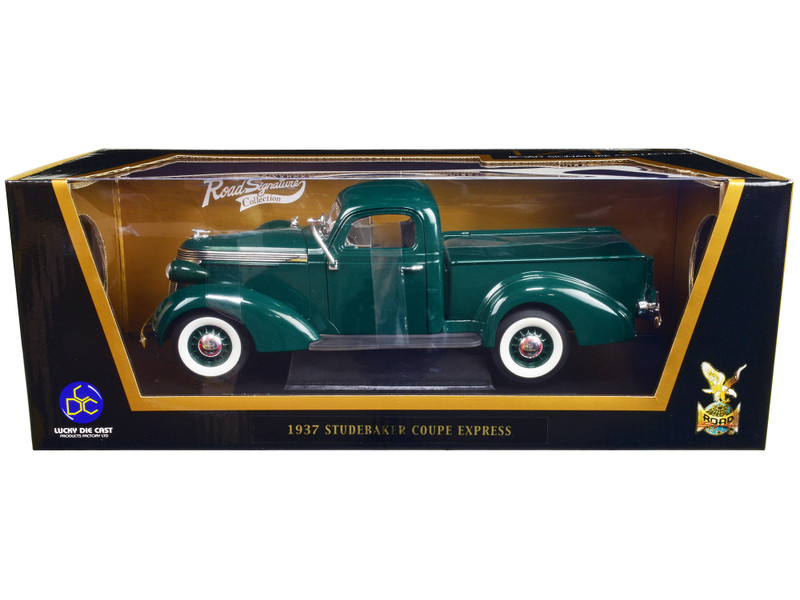1937 Studebaker Pickup Express Green 1/18 Diecast Model Car Road Signature 92458