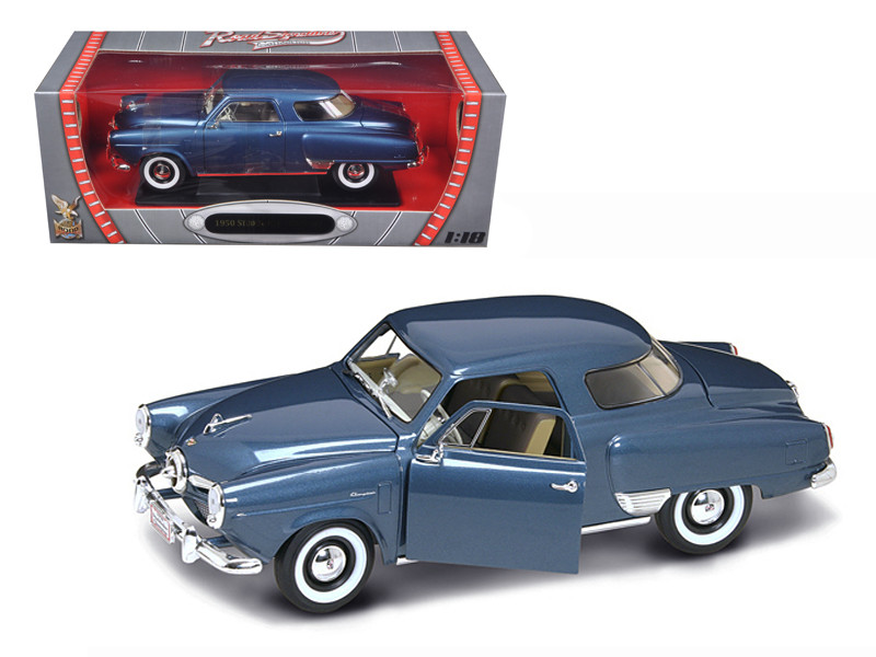 1950 Studebaker Champion Blue 1/18 Diecast Car Model Road Signature 92478