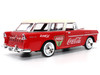1955 Chevrolet Bel Air Nomad Red White Top Coca-Cola 1/24 Diecast Model Car Motor City Classics 424057