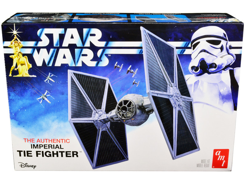 Skill 2 Model Kit Imperial Tie Fighter Star Wars 1977 Movie Model AMT AMT1299