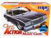 Skill 2 Model Kit 1980 Chevrolet Monte Carlo Class Action Motorcycle Trailer Skill 2 1/25 Scale Model Car MPC MPC967M