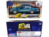 1993 Chevrolet Caprice Lowrider Blue Metallic Graphics Get Low Series 1/24 Diecast Model Car Motormax 79022