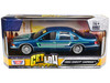1993 Chevrolet Caprice Lowrider Blue Metallic Graphics Get Low Series 1/24 Diecast Model Car Motormax 79022