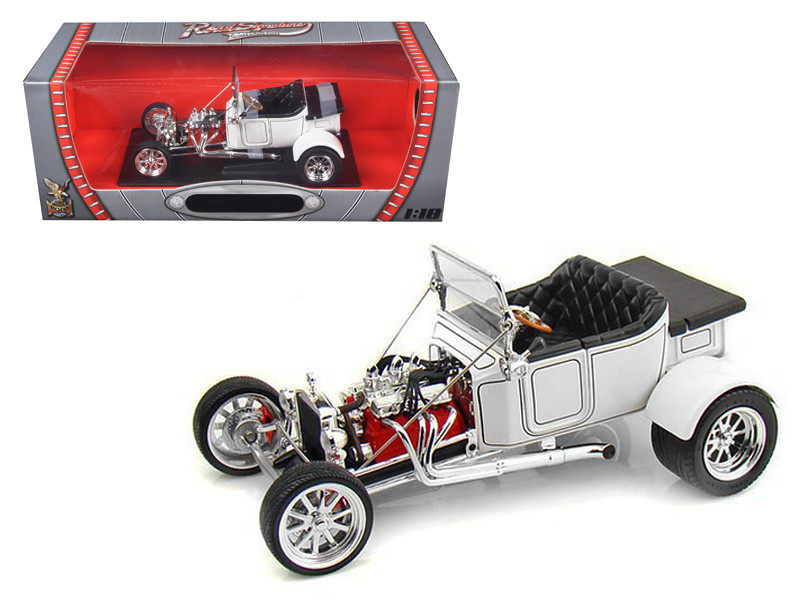 1923 Ford T-Bucket Roadster White 1/18 Diecast Car Model Road Signature 92828