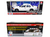2001 Ford Crown Victoria Police Car Unmarked White Custom Builder's Kit Series 1/18 Diecast Model Car Motormax 73517