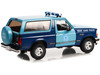 1996 Ford Bronco XLT Blue Light Blue Massachusetts State Police Artisan Collection 1/18 Diecast Model Car Greenlight 19120