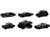 Black Bandit 6 piece Set Series 27 1/64 Diecast Model Cars Greenlight 28110