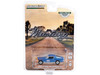 1968 Ford Mustang GT Fastback #00 Blue Metallic Flames Graphics Hobby Exclusive Series 1/64 Diecast Model Car Greenlight 30328