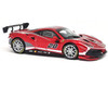 2020 Ferrari 488 Challenge EVO #28 Red Graphics Racing Series 1/43 Diecast Model Car Bburago 36309