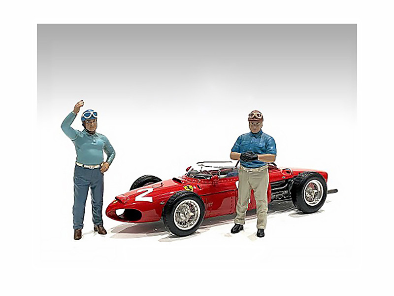 Racing Legends 50's Figures A B Set 2 1/18 Scale Models American Diorama 76347-76348