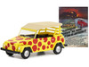 1974 Volkswagen Thing Type 181 Yellow Red Polka Dots Volkswagen Presents The Thing. It Can Be Anything!!! Vintage Ad Cars Series 8 1/64 Diecast Model Car Greenlight 39110C