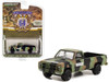 1985 Chevrolet M1008 CUCV Pickup Truck Camouflage U.S. Army Military Police Battalion 64 Release 2 1/64 Diecast Model Car Greenlight 61020D
