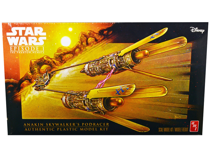 Skill 2 Model Kit Anakin Skywalker's Podracer Star Wars Episode I: The Phantom Menace 1/32 Scale Model AMT AMT1276