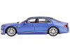 Bentley Flying Spur Sunroof Neptune Blue Metallic Black Top Limited Edition 2400 pieces Worldwide 1/64 Diecast Model Car True Scale Miniatures MGT00351