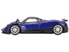 Pagani Zonda F Blu Argentina Blue Metallic Black Top Limited Edition 3000 pieces Worldwide 1/64 Diecast Model Car Mini GT MGT00408