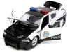 2006 Dodge Charger Police Black White Policia Civil Fast & Furious Series 1/24 Diecast Model Car Jada 33665