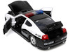 2006 Dodge Charger Police Black White Policia Civil Fast & Furious Series 1/24 Diecast Model Car Jada 33665
