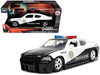 2006 Dodge Charger Police Black White Policia Civil Fast & Furious Series 1/24 Diecast Model Car Jada 33665