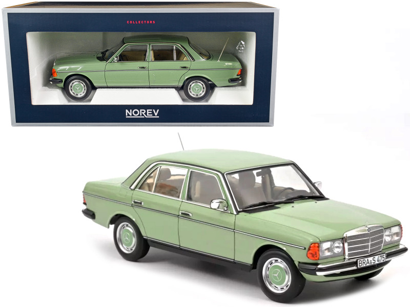 1982 Mercedes-Benz 200 Light Green 1/18 Diecast Model Car Norev 183796