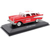 1957 Chevrolet Nomad Coca-Cola Red White Top Red Interior 1/43 Diecast Model Car Motor City Classics 443027