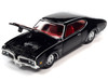 1969 Oldsmobile 442 Black Red Stripes Red Interior Racing Champions Mint 2022 Release 2 Limited Edition 8572 pieces Worldwide 1/64 Diecast Model Car Racing Champions RC015-RCSP026