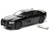2016 Dodge Charger Pursuit Police Interceptor Black Unmarked Police Pursuit Series 1/24 Diecast Model Car Welly 24079P-WBK