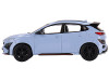 Hyundai Kona N Performance Light Blue Limited Edition 1800 pieces Worldwide 1/64 Diecast Model Car True Scale Miniatures MGT00450