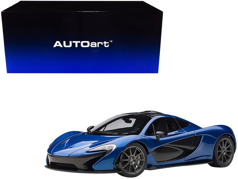 Diecast Model Cars wholesale toys dropshipper drop shipping McLaren P1 Azure Blue Metallic Dark