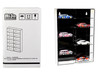 Showcase 12 Car Display Case Wall Mount Black Back Panel Mijo Exclusives 1/64 Scale Models MJ08012BK