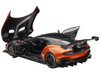 Aston Martin Vulcan Madagascar Orange Carbon Top 1/18 Model Car Autoart 70264