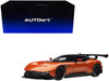 Aston Martin Vulcan Madagascar Orange Carbon Top 1/18 Model Car Autoart 70264