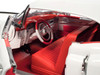 1953 Cadillac Eldorado Soft Top Alpine White Red Interior 1/18 Diecast Model Car Auto World AW316