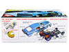 Skill 2 Model Kit Blue Max Long Nose Mustang Funny Car 1/25 Scale Model Car MPC MPC930