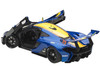 McLaren P1 GTR #23 Metallic Blue Yellow Stripe 1/18 Model Car Autoart 81542