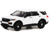 2022 Ford Police Interceptor Utility White Hot Pursuit Hobby Exclusive Series 1/64 Diecast Model Car Greenlight 43004