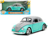 1959 Volkswagen Beetle Gray Light Blue Punch Buggy Series 1/24 Diecast Model Car Jada 34229