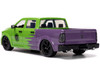 2014 RAM 1500 Pickup Truck Green Purple Hulk Diecast Figure Marvel Avengers Hollywood Rides Series 1/24 Diecast Model Car Jada 99726