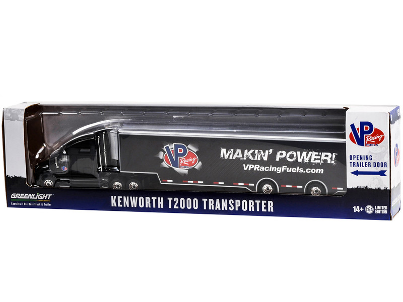 Kenworth T2000 Transporter VP Racing Fuels Makin’ Power! Hobby Exclusive Series 1/64 Diecast Model Greenlight 30385