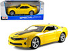 2010 Chevrolet Camaro SS RS Yellow 1/18 Diecast Model Car Maisto 31173