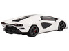 Lamborghini Countach LPI 800-4 Bianco Siderale White with Black Accents 1/18 Model Car Top Speed TS0438