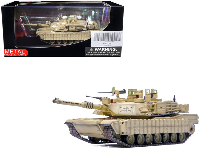 General Dynamics M1A2 Abrams TUSK Tank 1/72 Diecast Model Panzerkampf 12209PD