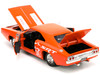 1968 Dodge Charger R/T SRT Orange with White Stripes and Graphics Bigtime Muscle Series 1/24 Diecast Model Car Jada 34197