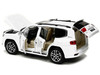 Toyota Land Cruiser White 1/24 Diecast Model Car  H08222WH