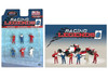 Racing Legends 2 6 piece Diecast Set 6 Driver Figures Limited Edition to 4800 pieces Worldwide for 1/64 Scale Models American Diorama AD-76511MJ