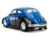 1959 Volkswagen Beetle Spirit3 Racing Blue and Black and Boxing Gloves Accessory Punch Buggy Series 1/32 Diecast Model Car Jada JA34234